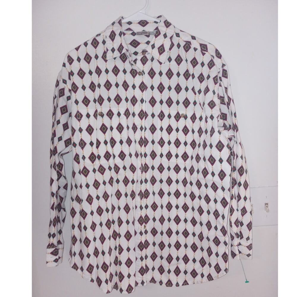 Vintage Palmettos Dress‎ shirt medium